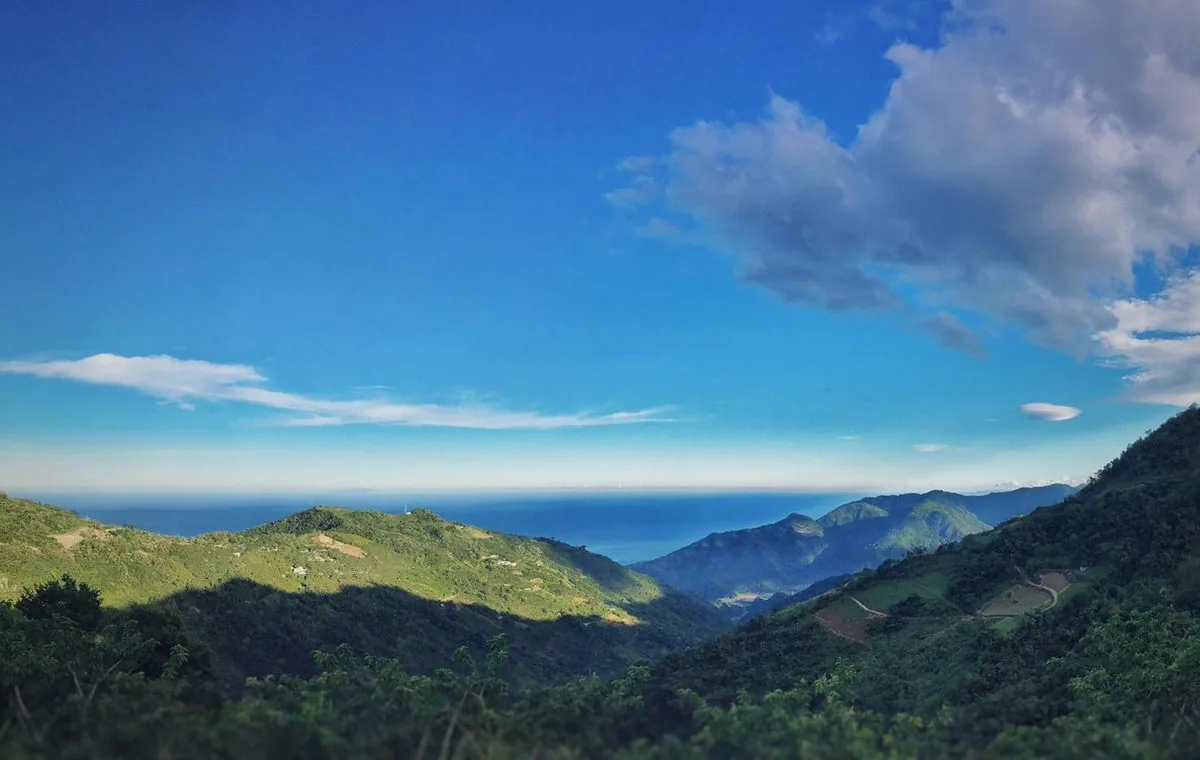 海景雙人房眺望的山海景色